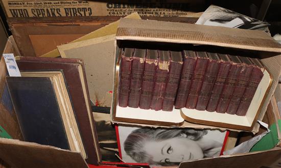 A collection of Hawtrey family theatre and opera ephemera, including 19th century Lyceum Theatre posters